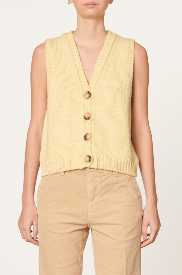 Gilet in lana merino