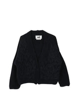 Cardigan oversize con ricami